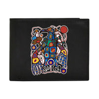 ODCA - Men's Wallet: Man Changing Into Thunderbird by Norval Morrisseau