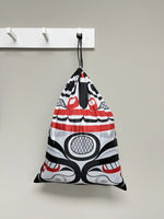 ODCA - Travel Laundry Bag: Killer Whale Crosshatch by Curtis Wilson