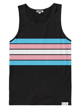 Tipsy Elves - Unisex Pride Tank Top: Trans Pride Flag