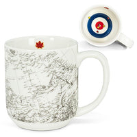ABB - 18oz Stoneware Mug: Canada Map & Curling House
