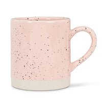 ABB - 13oz Stoneware Speckled Mug: Pink