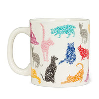 ABB - 18oz Jumbo Ceramic Mug: Speckle Cats