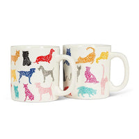 ABB - 18oz Jumbo Ceramic Mug: Speckle Cats
