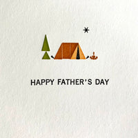 Arquoise Press - Letterpress Card: Happy Father's Day Tent