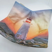 Cool Hand Nukes - 100% Cotton Microwavable Bowl Cozy: Peggy's Cove Sunset