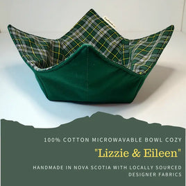 Cool Hand Nukes - 100% Cotton Microwavable Bowl Cozy: Lizzie & Eileen (Cape Breton Tartan)
