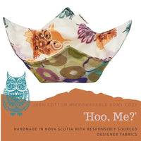 Cool Hand Nukes - 100% Cotton Microwavable Bowl Cozy: Hoo, Me?