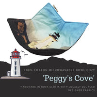 Cool Hand Nukes - 100% Cotton Microwavable Bowl Cozy: Peggy's Cove Lighthouse
