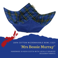 Cool Hand Nukes - 100% Cotton Microwavable Bowl Cozy: Mrs Bessie Murray (Nova Scotia Tartan)