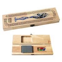 NNW - 3-Track Cribbage Board: Whale Paddle by Paul Windsor