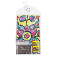 ODCA - Cooling Art Towel: Floral on Yellow by Norval Morrisseau