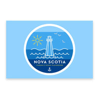 Inkwell Originals - 6" x 4" Flat Postcard: Nova Scotia, Canada's Ocean Playground