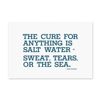 Inkwell Originals - 6" x 4" Flat Postcard: The Cure For Anything is Salt Water