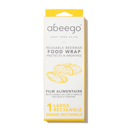 ABEEGO - Beeswax Food Wraps: 1 Large Rectangle