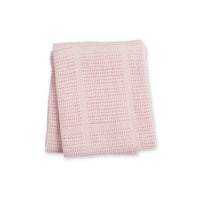 Lulujo - 100% Cotton Cellular Blanket: Baby Pink