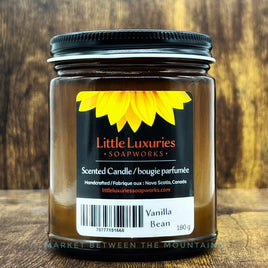 Little Luxuries Soapworks - 180g Jar Candle: Vanilla Bean