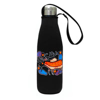 ODCA - 500ml Stainless Steel Water Bottle and Sleeve: Moose Harmony by Norval Morrisseau