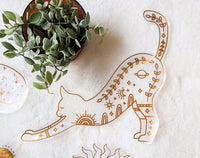 PK - Suncatcher Decal Sticker (Makes Rainbows): Cat (Large)