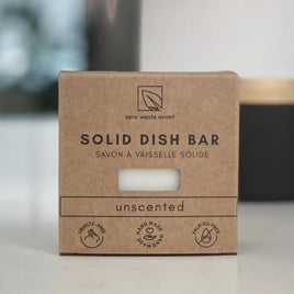ZWM - Solid Dish Soap Bar: Unscented