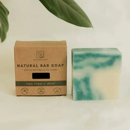 ZWM - Zero Waste Natural Bar Soap: Tea Tree + Mint