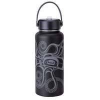 NNW - 32oz Wide Mouth Insulated Bottle: Octopus (nuu) by Ernest Swanson