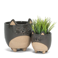 ABB - Large Ceramic Planter: Cat On Legs