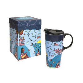 NNW - "The Perfect Mug" Ceramic Travel Mug - Family Love by Jason Adair