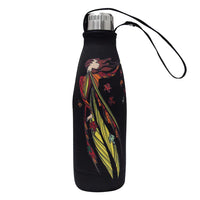 ODCA - 500ml Stainless Steel Water Bottle and Sleeve: Leaf Dancer by Maxine Noel