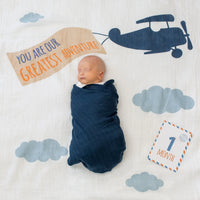 Lulujo - Baby's 1st Year Milestone Blanket: Greatest Adventure