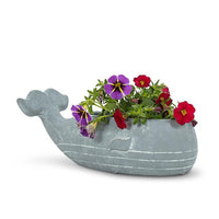ABB - Small Cement Planter: Whale