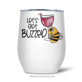 PTI - 12oz Insulated Wine Tumbler: Let's Get Buzzed