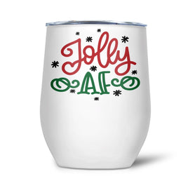 PTI - 12oz Insulated Wine Tumbler: Jolly As Fuck
