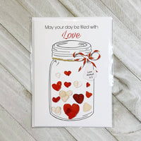 Brin d'Ocean - Seaglass Greeting Card: May Your Day Be Filled With Love