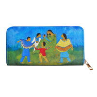 ODCA - Zip-Around Wallet: Family Circle by Maxine Noel