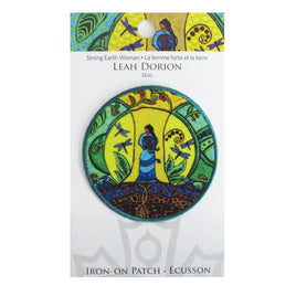ODCA - Iron-on Patch: Strong Earth Woman by Leah Dorion