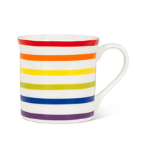 ABB - Bone China Colour Stripe Rainbow Mug
