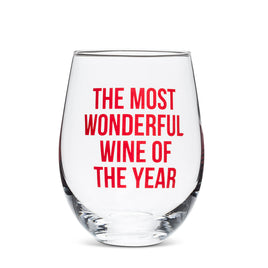 ABB - 14oz Stemless Wine Glass: The Most Wonderful Wine Of The Year