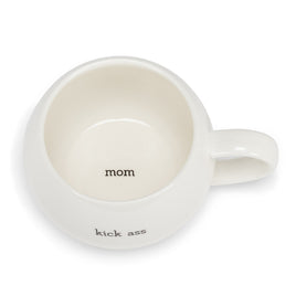 ABB - 16oz Ball Mug: Kick Ass Mom