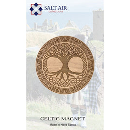 SAC - Alder Wood Magnet: Celtic Tree of Life