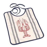 ABB - Adult Size Cotton Bib: Lobster