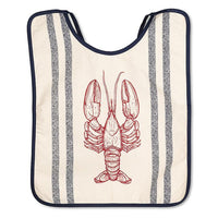 ABB - Adult Size Cotton Bib: Lobster