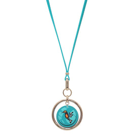 ODCA - Vegan Leather Two-Way Necklace: Hummingbird by Francis Dick