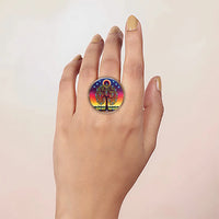 ODCA - Vegan Leather Ring: Tree of Life by James Jacko
