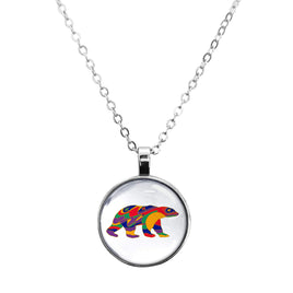ODCA - Dome Artist Necklace: Alpha Bear by Dawn Oman