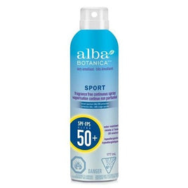 Alba Botanica - Very Emollient Sport Continuous Spray Sunscreen SPF50+