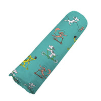 Newcastle Classics - Natural Bamboo Muslin Swaddle: Go, Dog. Go! Do You Like My Hat?