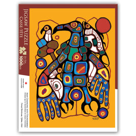 ODCA - 1000pcs Jigsaw Puzzle: Man Changing into Thunderbird by Norval Morrisseau