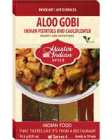 Master Indian Spice - Sice Kit: Aloo Gobi (Indian Potatoes and Cauliflower, Vegan)