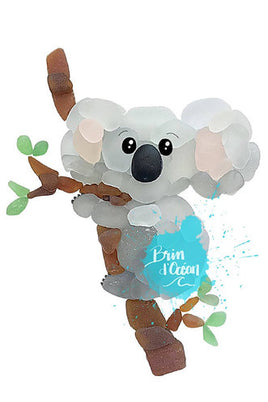 Brin d'Ocean - Seaglass Greeting Card: Koala