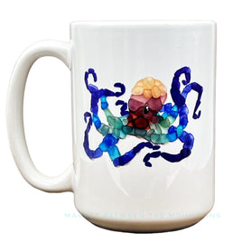 Brin d'Ocean - 15oz Ceramic Mug: Octopus